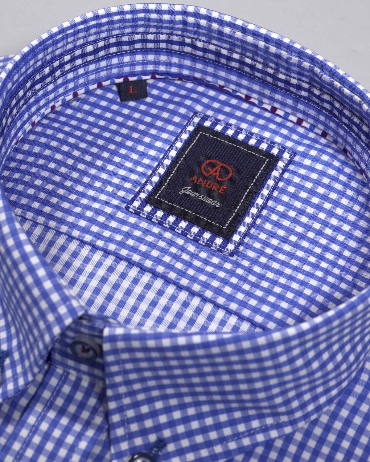 André Long Sleeved 'Shane' Shirt - Blue