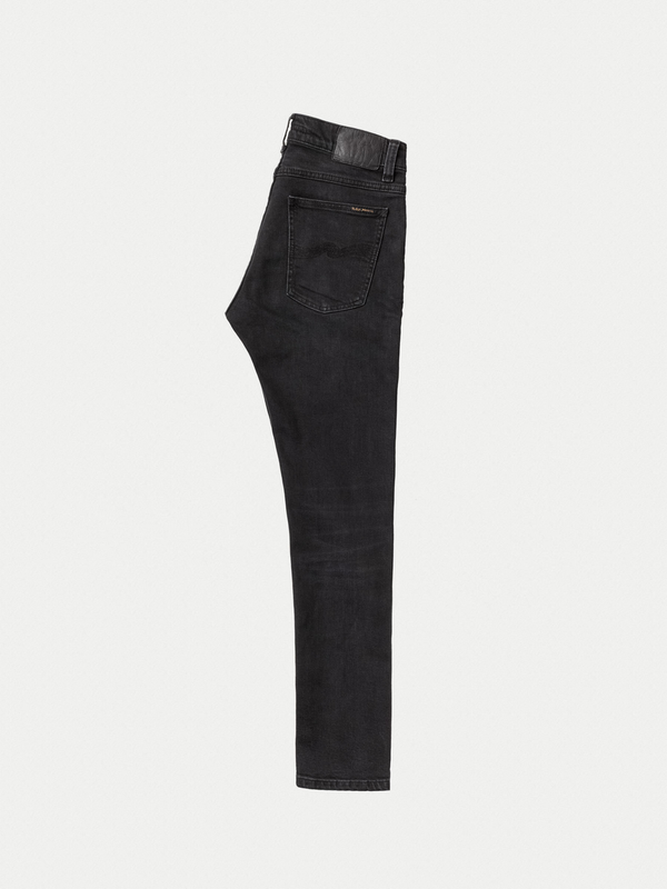 Nudie Jeans Tight Terry - Tight Fit Organic Jeans - Soft Black