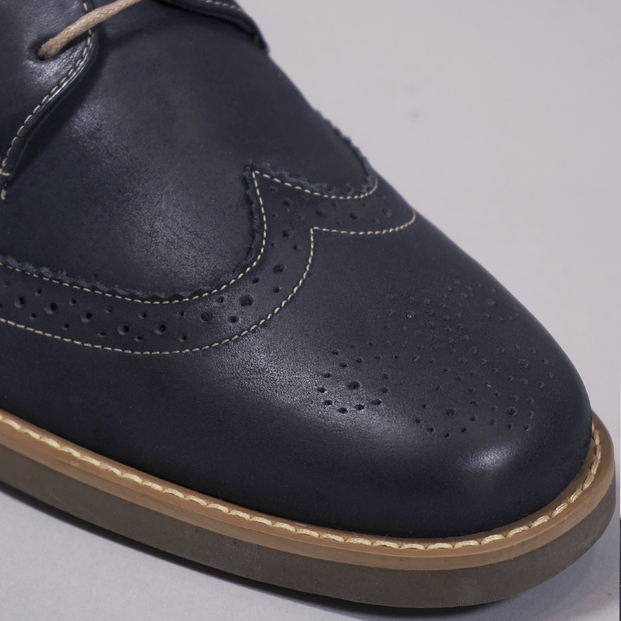Anatomic & Co Tucano Leather Brogue - Navy