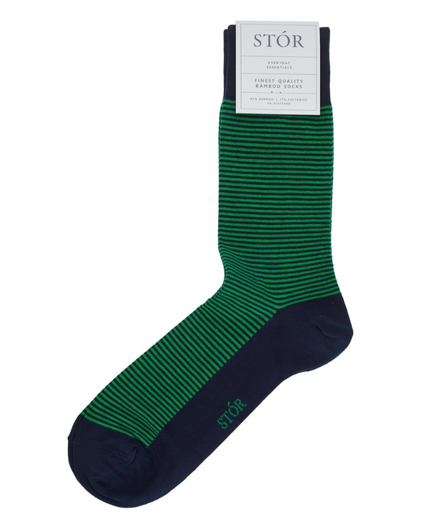 STÓR bamboo mid-calf socks - Green