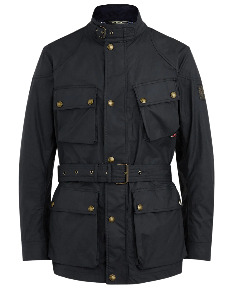 Belstaff Waxed Cotton Trialmaster Jacket - Navy