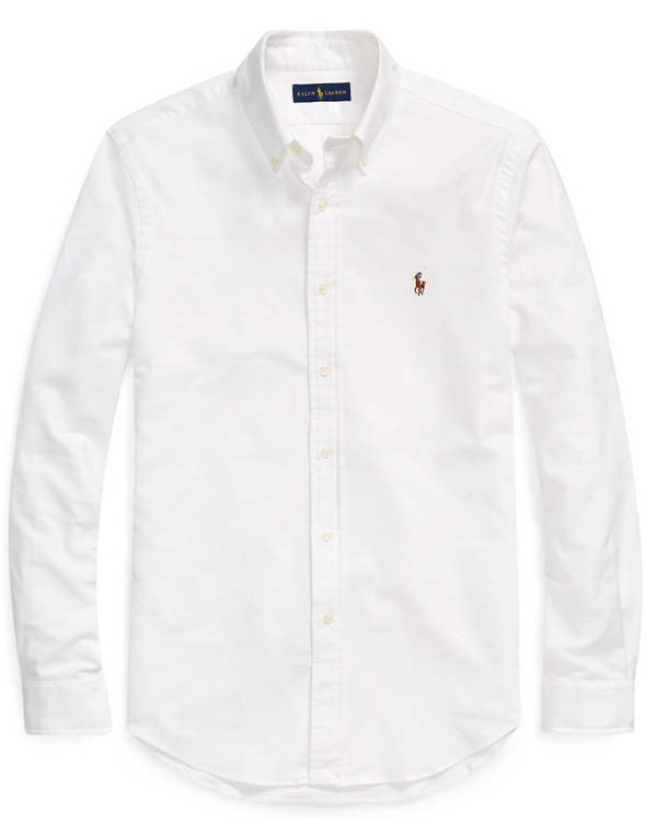 Polo Ralph Lauren Slim Fit Oxford Shirt - White