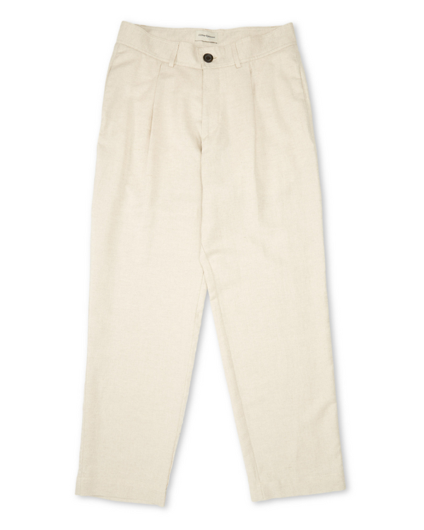 Oliver Spencer Pleat Trousers - Beige