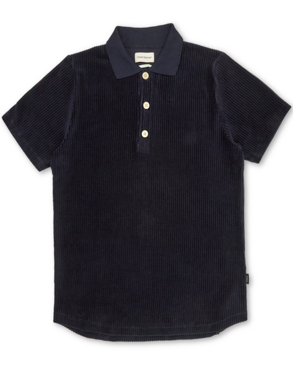 Oliver Spencer Tabley Polo Shirt - Navy (Organic)