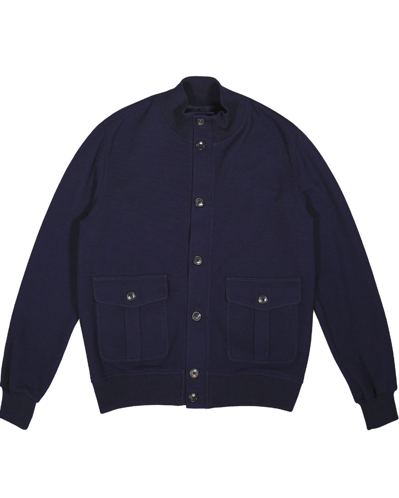 Circolo 1901 MAN WOOL VALSTER Cardigan Navy