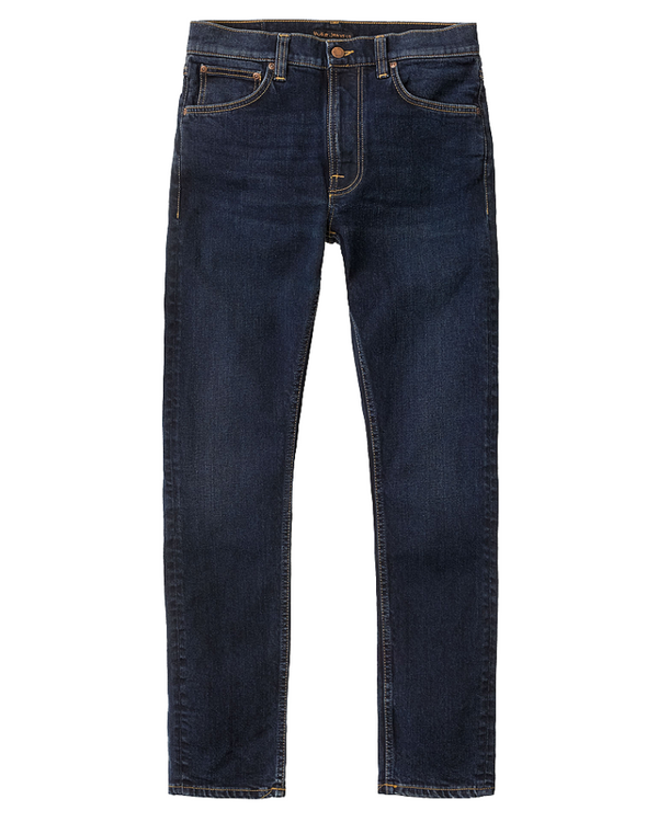Nudie Jeans Lean Dean - Slim Tapered Fit Organic Jeans - New Ink Blue