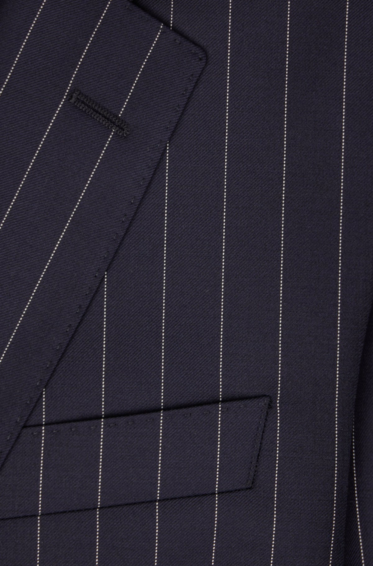 Boss 2 Piece Slim-fit Suit in Pinstripe Virgin Wool - Blue
