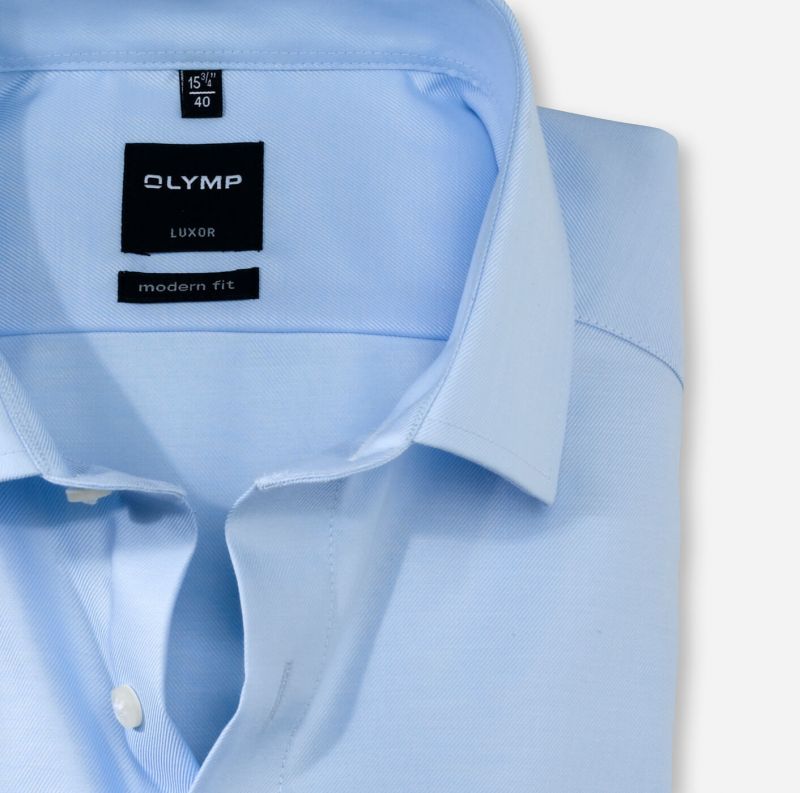 OLYMP Luxor Modern Fit Non-Iron Shirt - Blue